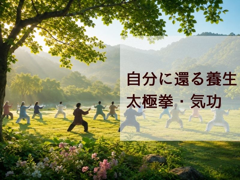 【５０代から本来の自分に還る養生法】ＱＯＭコーチが続ける太極拳・気功